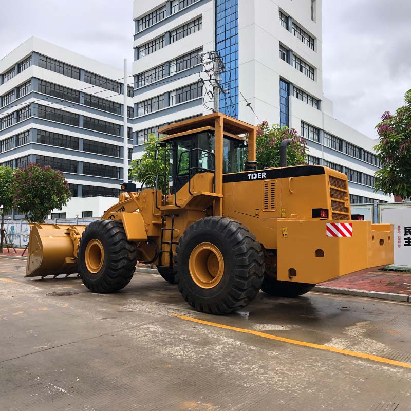 Cargadora de ruedas de 7 toneladas para minería y canteras con sistema de engranajes 4F/4R