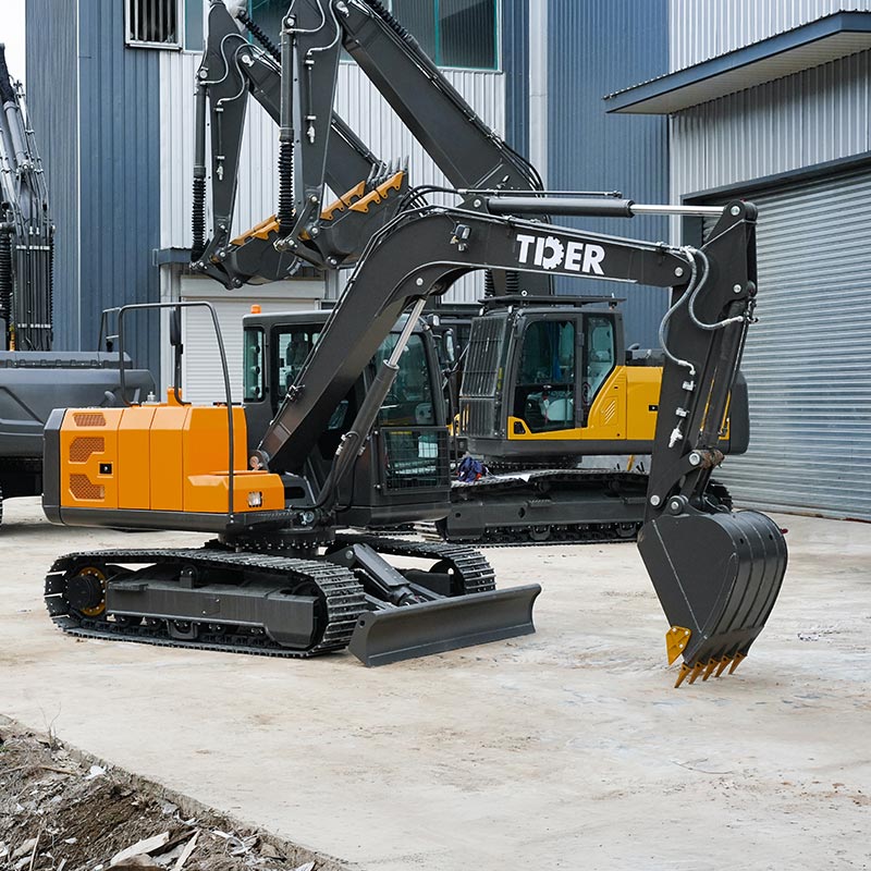 Excavadora de orugas de 9 toneladas con motor Cummins