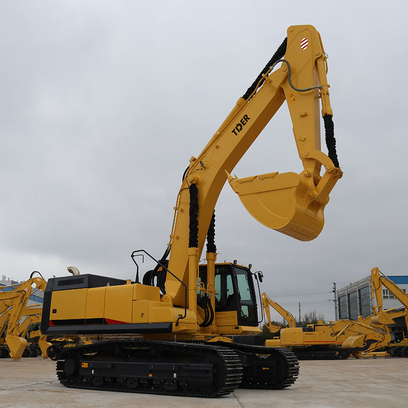 Excavadora de orugas de 52 toneladas con motor Isuzu