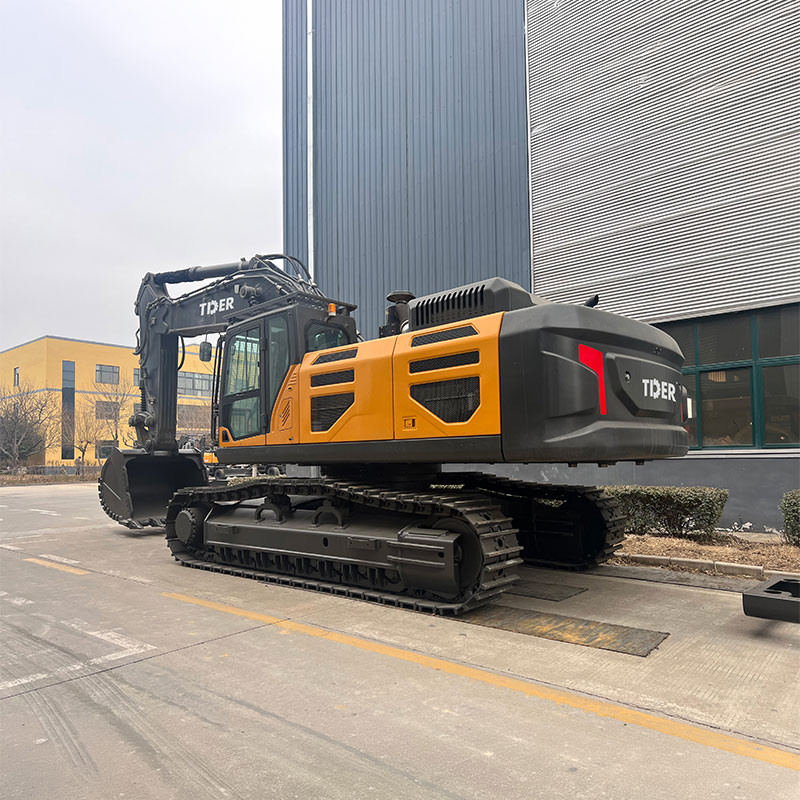 Excavadora de orugas de 60 toneladas con sistema de alto caudal.
