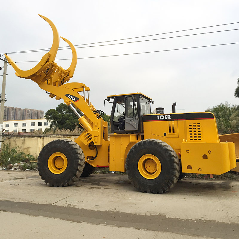 Cargador frontal de troncos de 25 toneladas con tecnología Caterpillar
