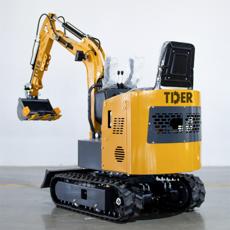 Miniexcavadora de 3 toneladas con sistema hidráulico con detección de carga.