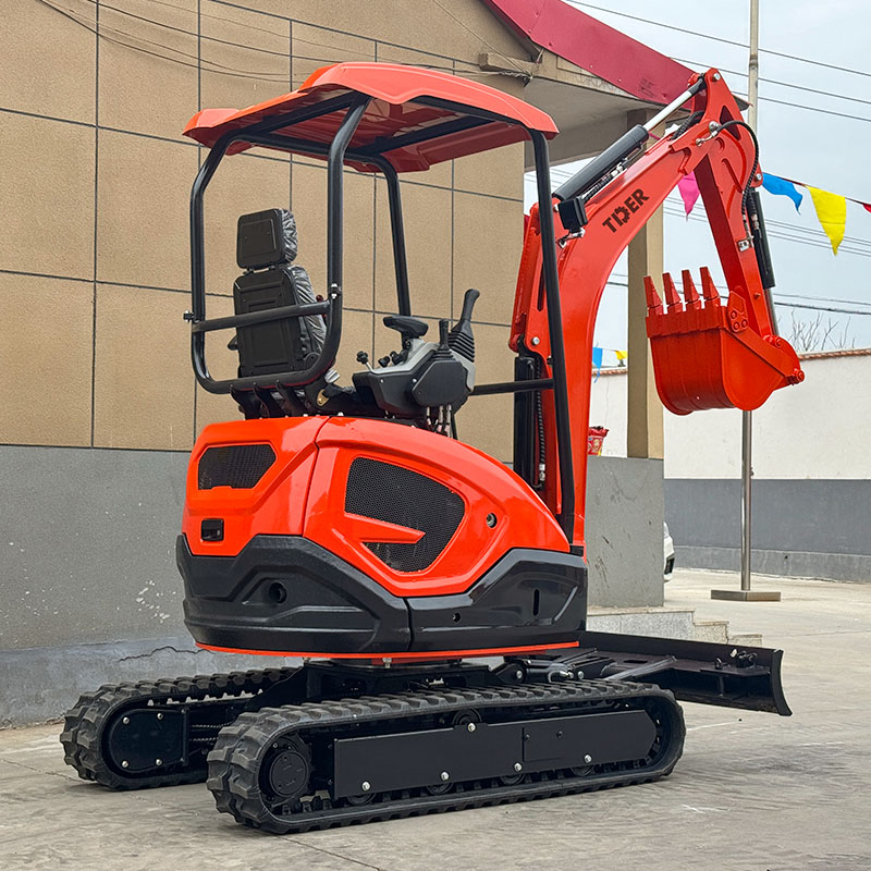 Miniexcavadora de 2,5 toneladas diseñada para la comodidad del operador.